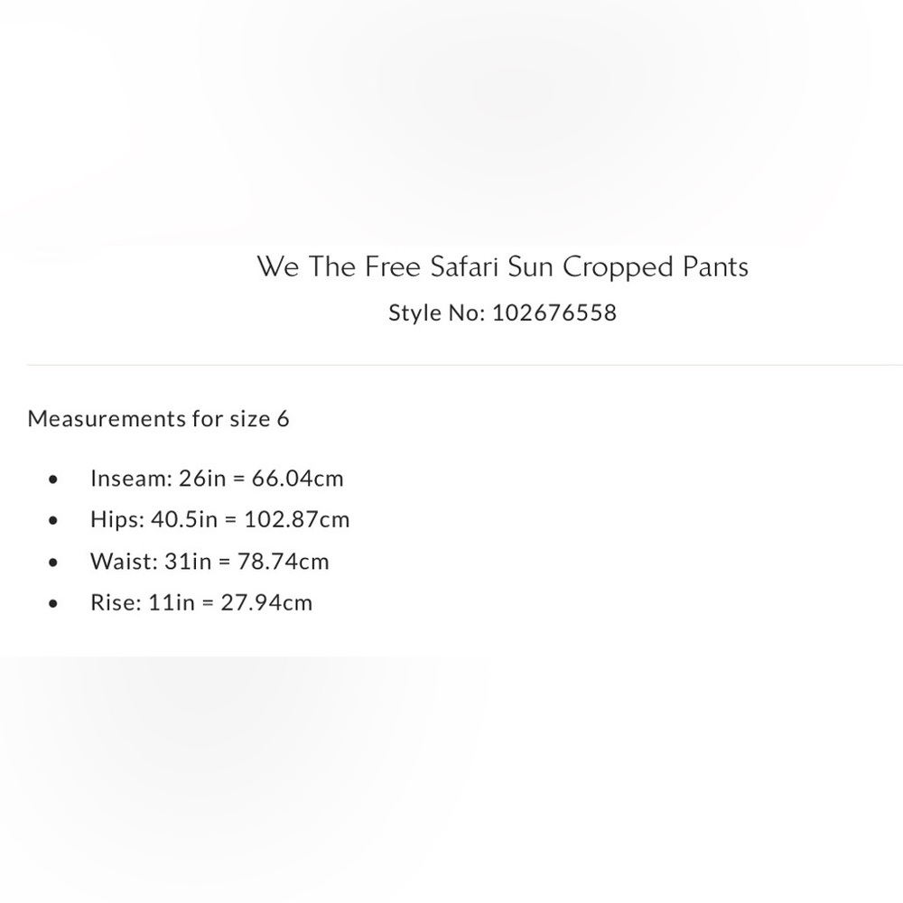 NWT Free People 2 We the Free Safari Sun Cropped Pants in Keepsake Clover Green - Picture 6 of 7